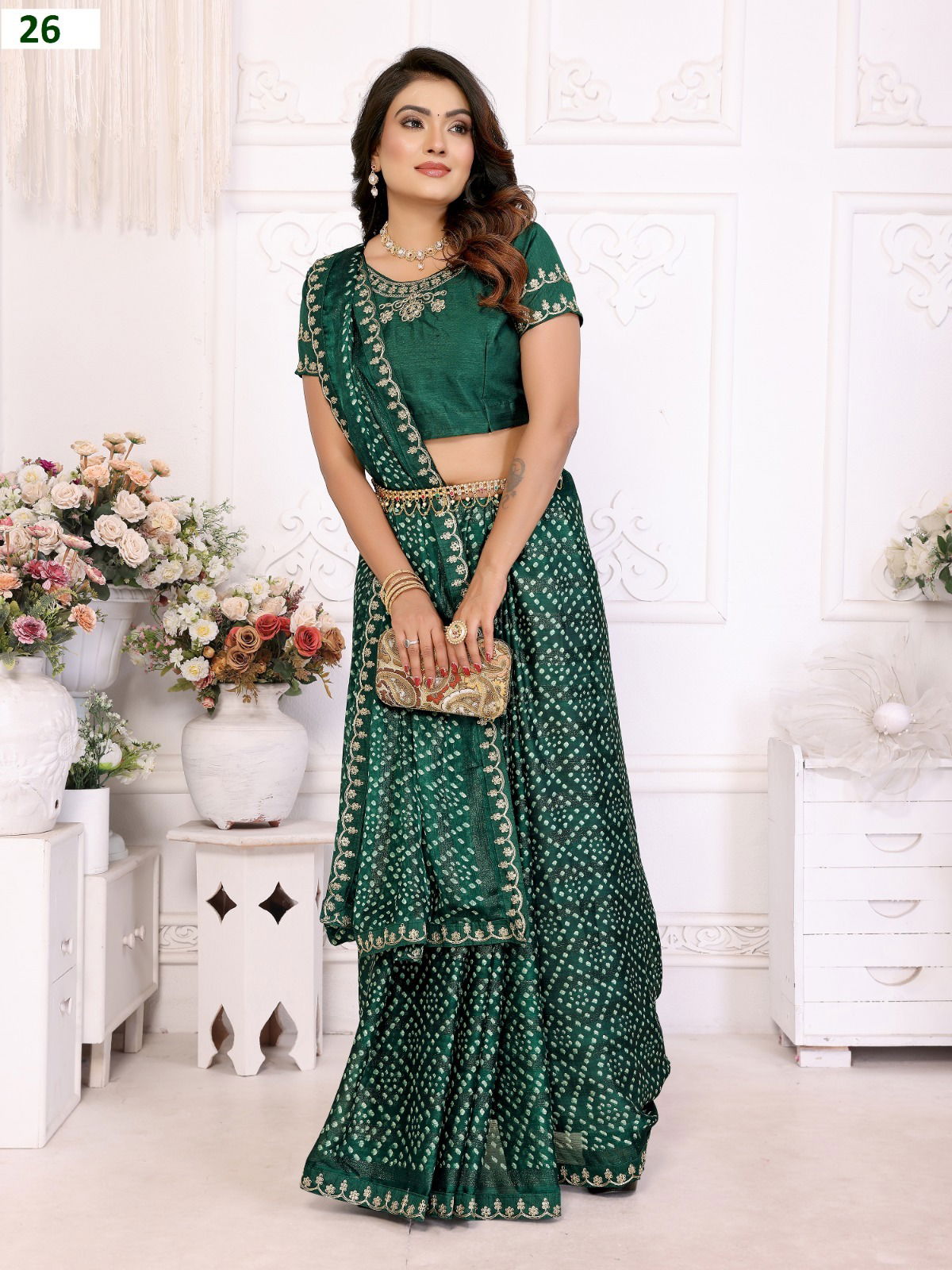 Prima 25 To 32 Chiffon Printed Saree Wholesale Clothing Distributors In India